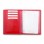 Обложка для автодокументов и паспорта red